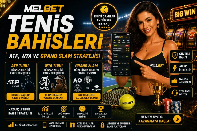 Melbet Tenis Bahisleri — ATP, WTA ve Grand Slam Stratejisi